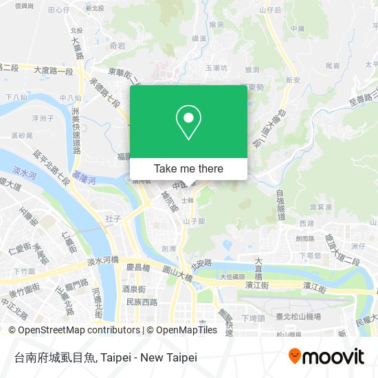 台南府城虱目魚地圖