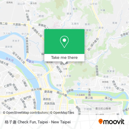 格子趣 Check Fun map