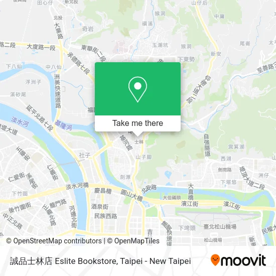 誠品士林店 Eslite Bookstore地圖