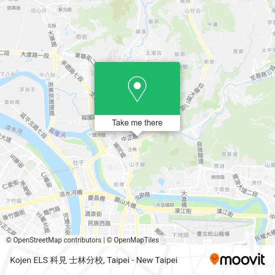 Kojen ELS 科見 士林分校 map