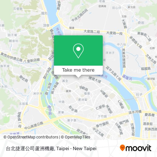 台北捷運公司蘆洲機廠 map