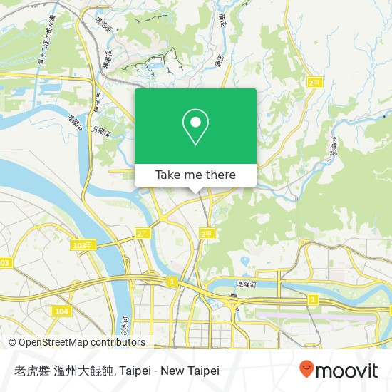 老虎醬 溫州大餛飩 map