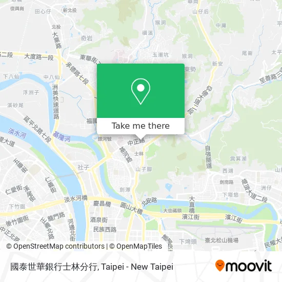 國泰世華銀行士林分行 map