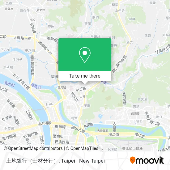 土地銀行（士林分行）地圖