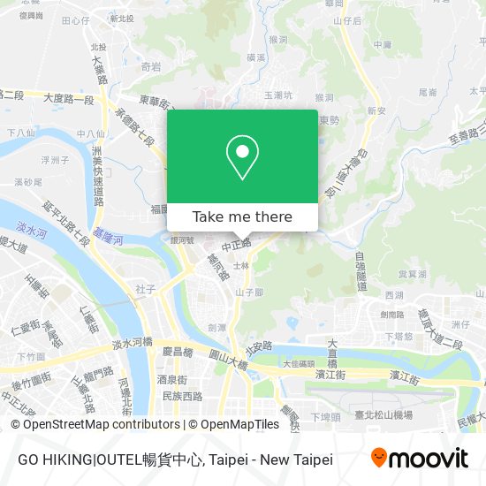 GO HIKING|OUTEL暢貨中心 map