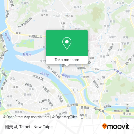 洲美里地圖