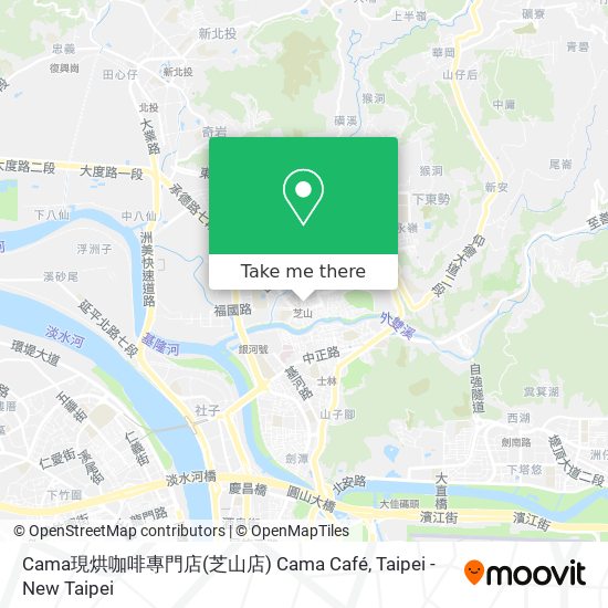 Cama現烘咖啡專門店(芝山店) Cama Café map
