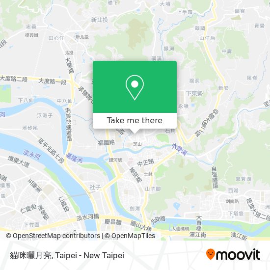 貓咪曬月亮地圖
