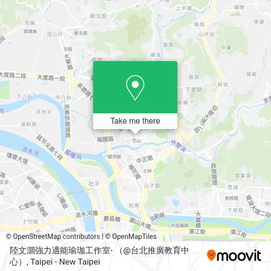 陸文灝強力適能瑜珈工作室- （@台北推廣教育中心）地圖