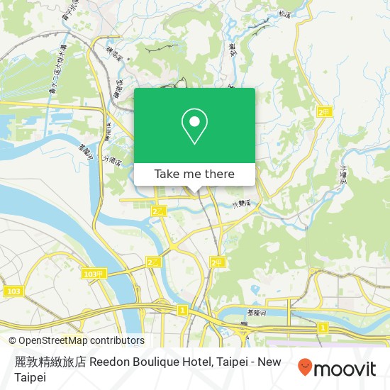 麗敦精緻旅店 Reedon Boulique Hotel map