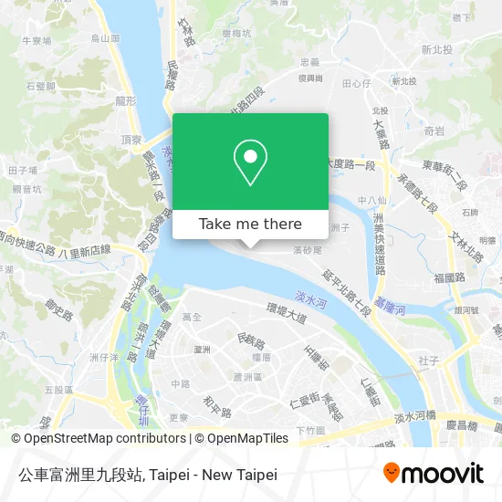 公車富洲里九段站 map