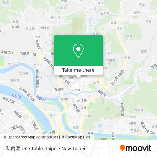 私房匯 One Table map
