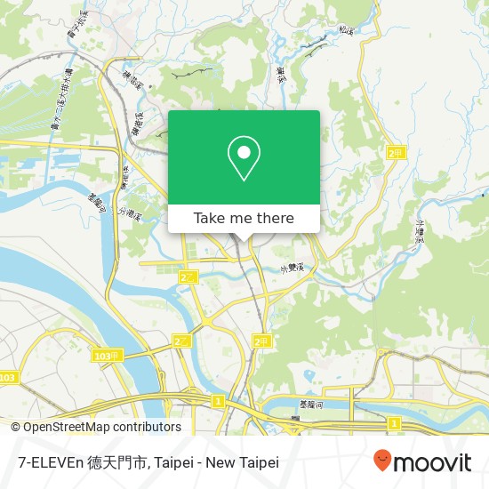 7-ELEVEn 德天門市 map
