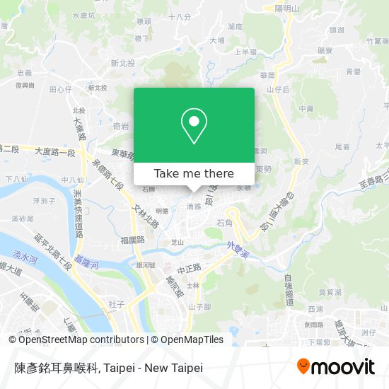 陳彥銘耳鼻喉科 map
