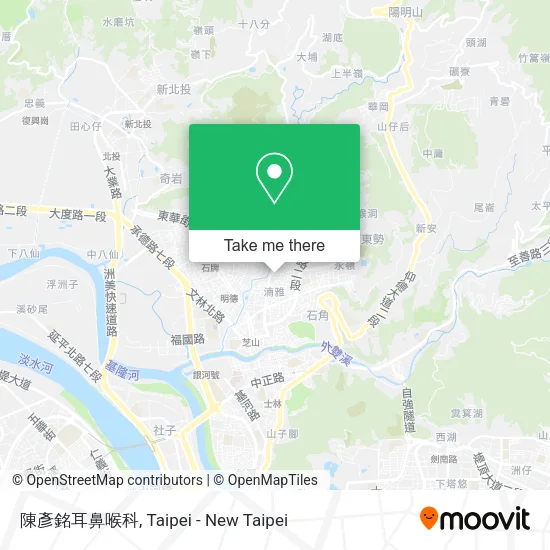 陳彥銘耳鼻喉科 map