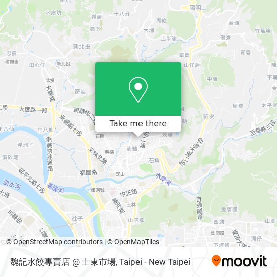魏記水餃專賣店 @ 士東市場 map