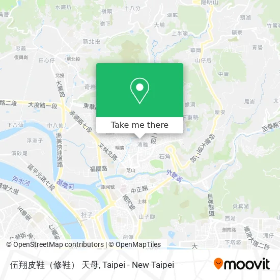 伍翔皮鞋（修鞋） 天母 map
