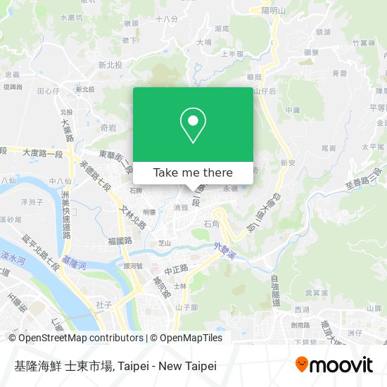 基隆海鮮 士東市場 map