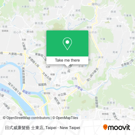 日式威廉髮藝 士東店地圖