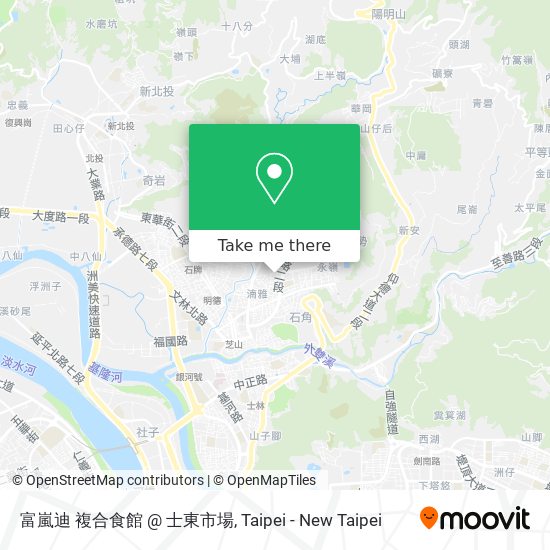 富嵐迪 複合食館 @ 士東市場 map