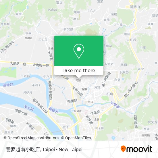 意夢越南小吃店 map