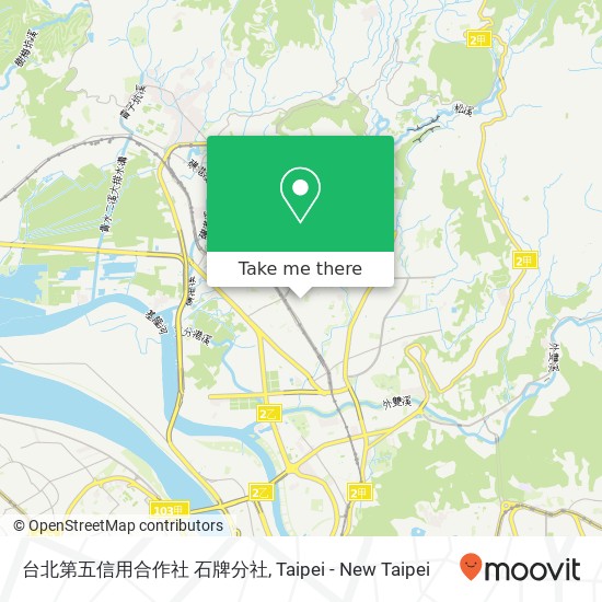 台北第五信用合作社 石牌分社 map