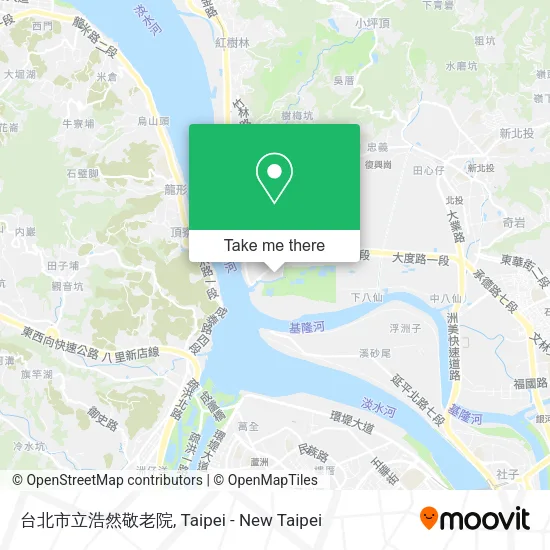 台北市立浩然敬老院地圖