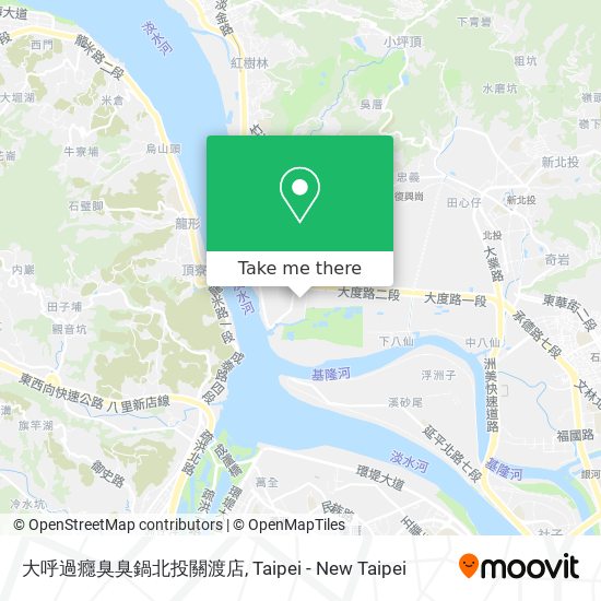 大呼過癮臭臭鍋北投關渡店 map