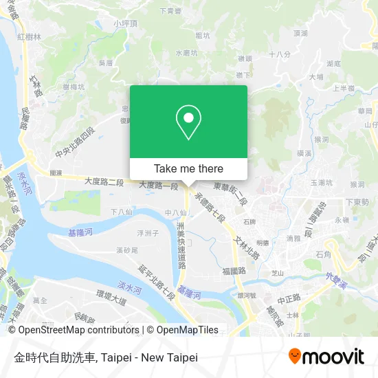 金時代自助洗車地圖