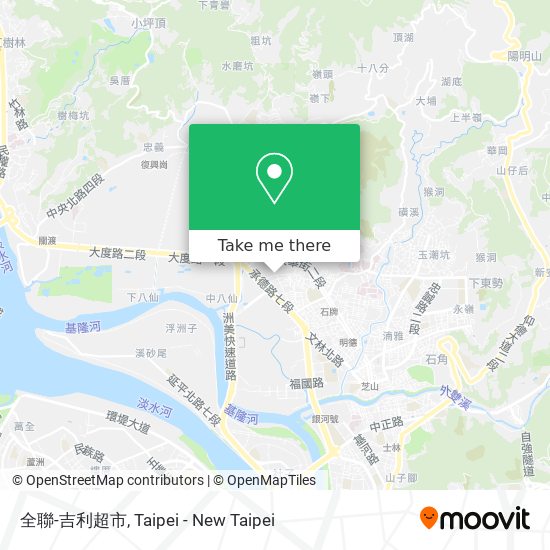 全聯-吉利超市 map