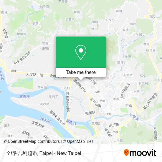 全聯-吉利超市 map