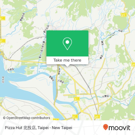 Pizza Hut 北投店 map