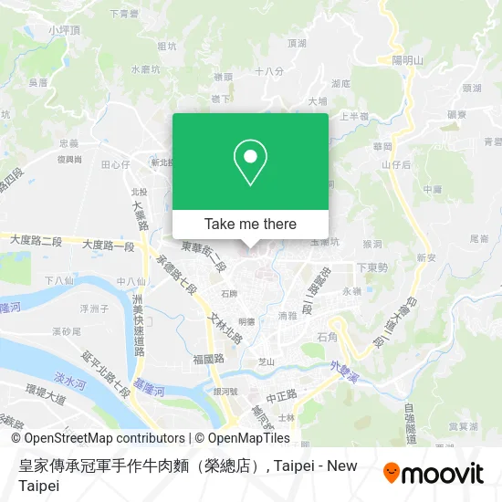 皇家傳承冠軍手作牛肉麵（榮總店）地圖