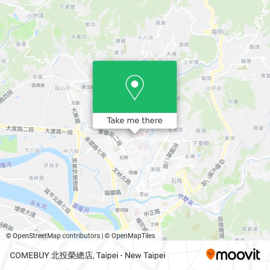 COMEBUY 北投榮總店 map