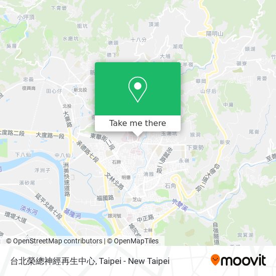 台北榮總神經再生中心 map