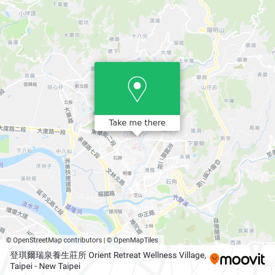 登琪爾瑞泉養生莊所 Orient Retreat Wellness Village map