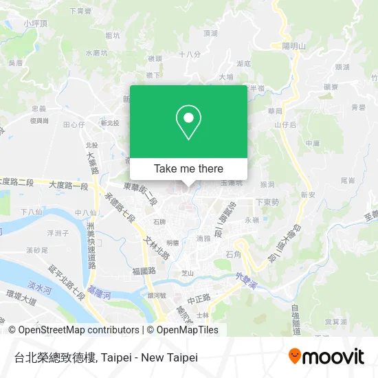 台北榮總致德樓地圖
