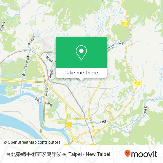 台北榮總手術室家屬等候區 map