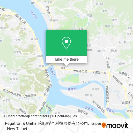 Pegatron & Unihan和碩聯合科技股份有限公司地圖