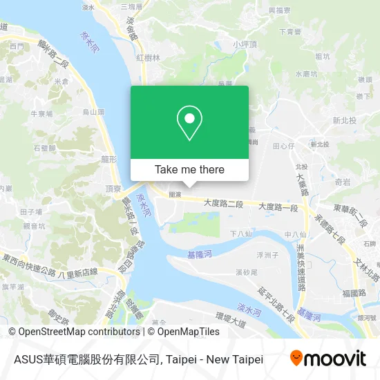 ASUS華碩電腦股份有限公司地圖