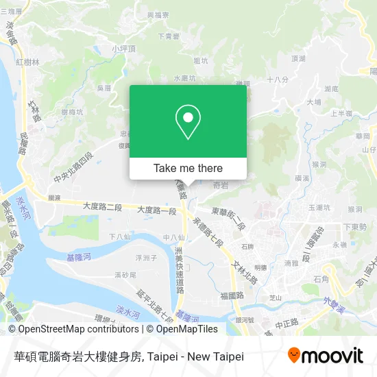 華碩電腦奇岩大樓健身房 map
