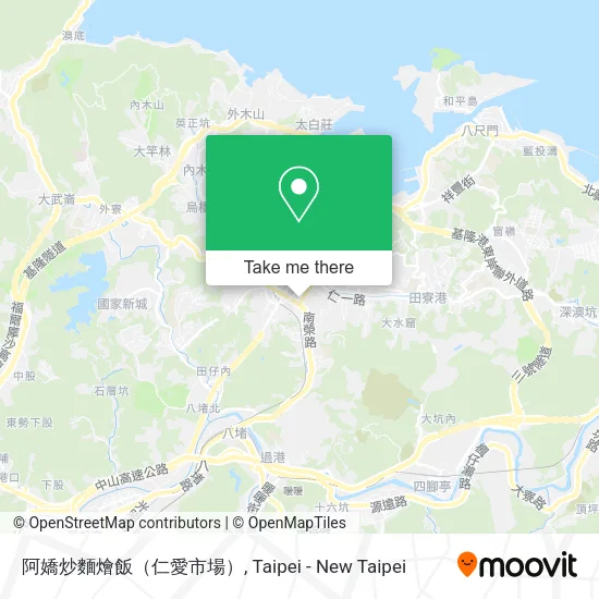 阿嬌炒麵燴飯（仁愛市場）地圖