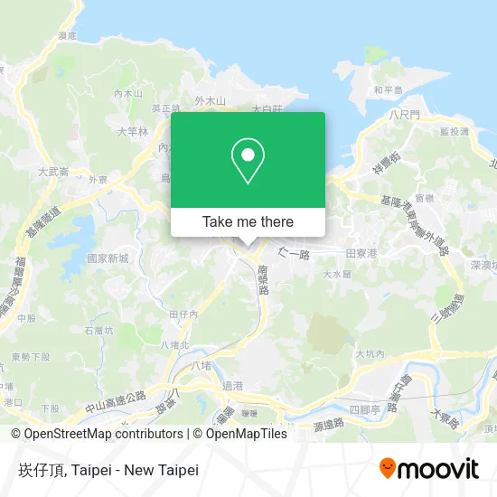 崁仔頂 map