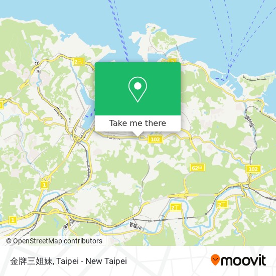 How To Get To 金牌三姐妹in Keelung By Bus