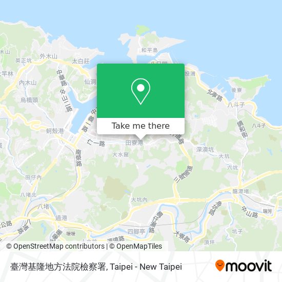臺灣基隆地方法院檢察署地圖