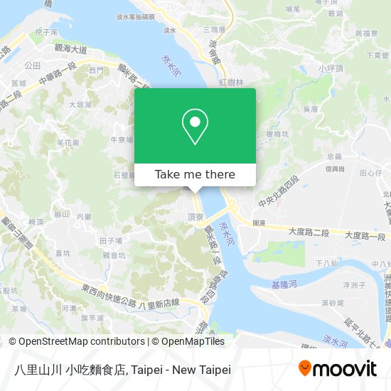 八里山川 小吃麵食店 map