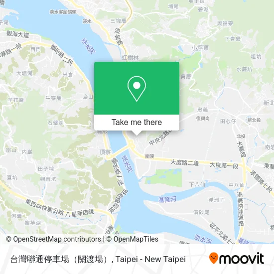 台灣聯通停車場（關渡場）地圖