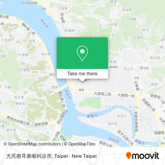 尤亮惠耳鼻喉科診所地圖
