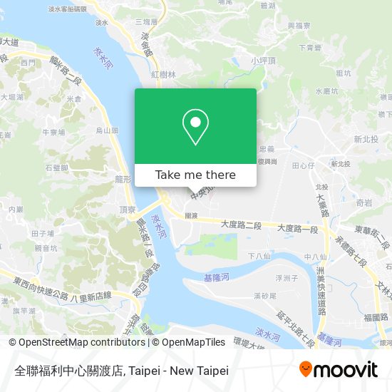 全聯福利中心關渡店 map