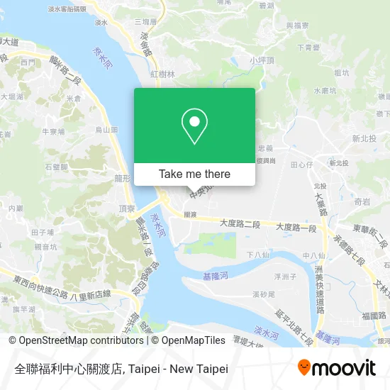 全聯福利中心關渡店地圖